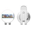 888 Graphics Chicago Golf Hat Clip with Magnetic Ball Marker view 1