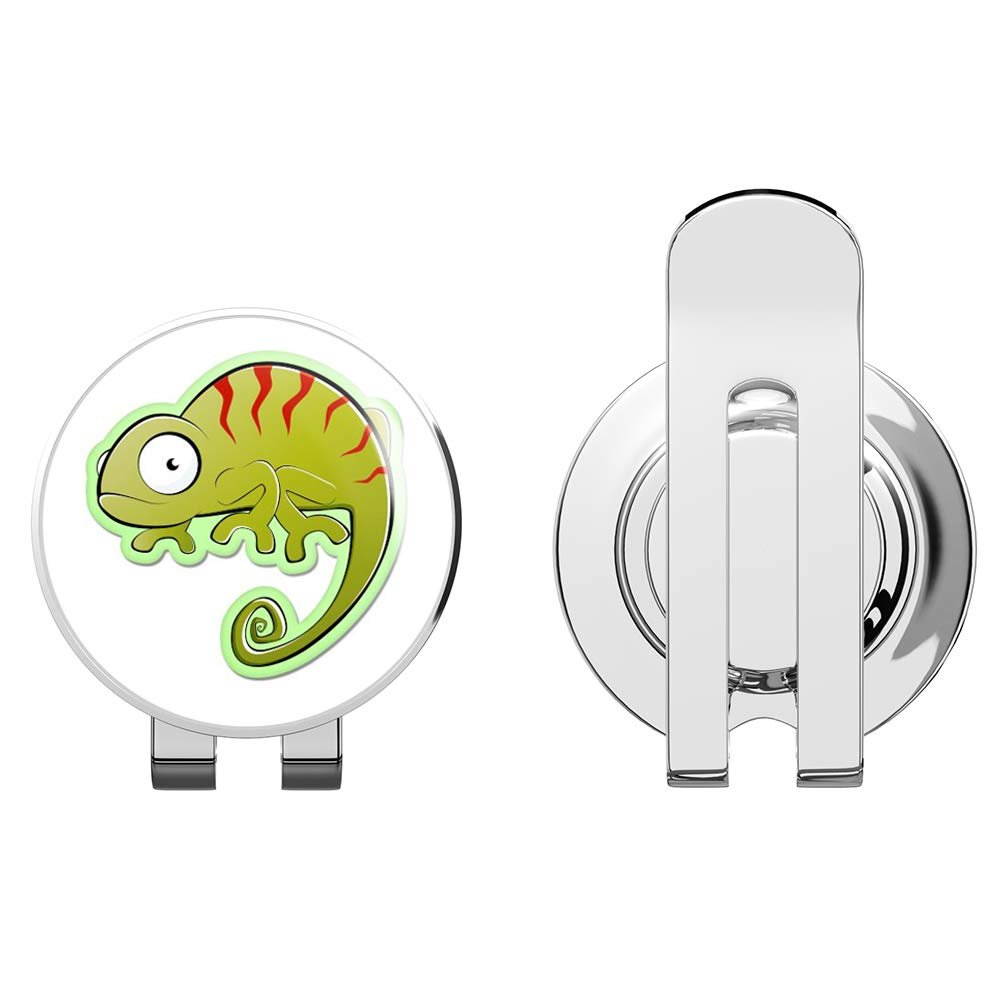 888 Graphics Chameleon Golf Hat Clip with Magnetic Ball Marker