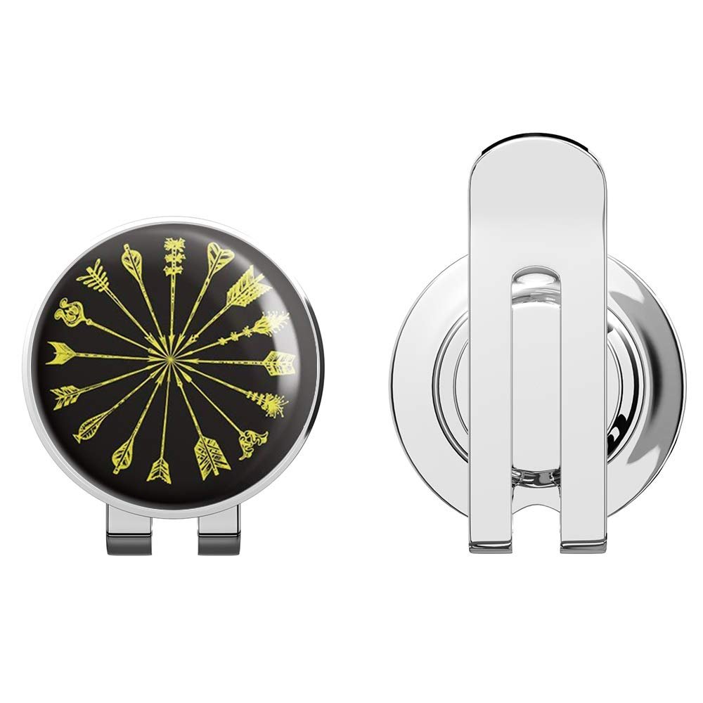 888 Graphics Arrows Golf Hat Clip with Magnetic Ball Marker