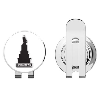 888 Graphics Bridgetown Golf Hat Clip with Magnetic Ball Marker