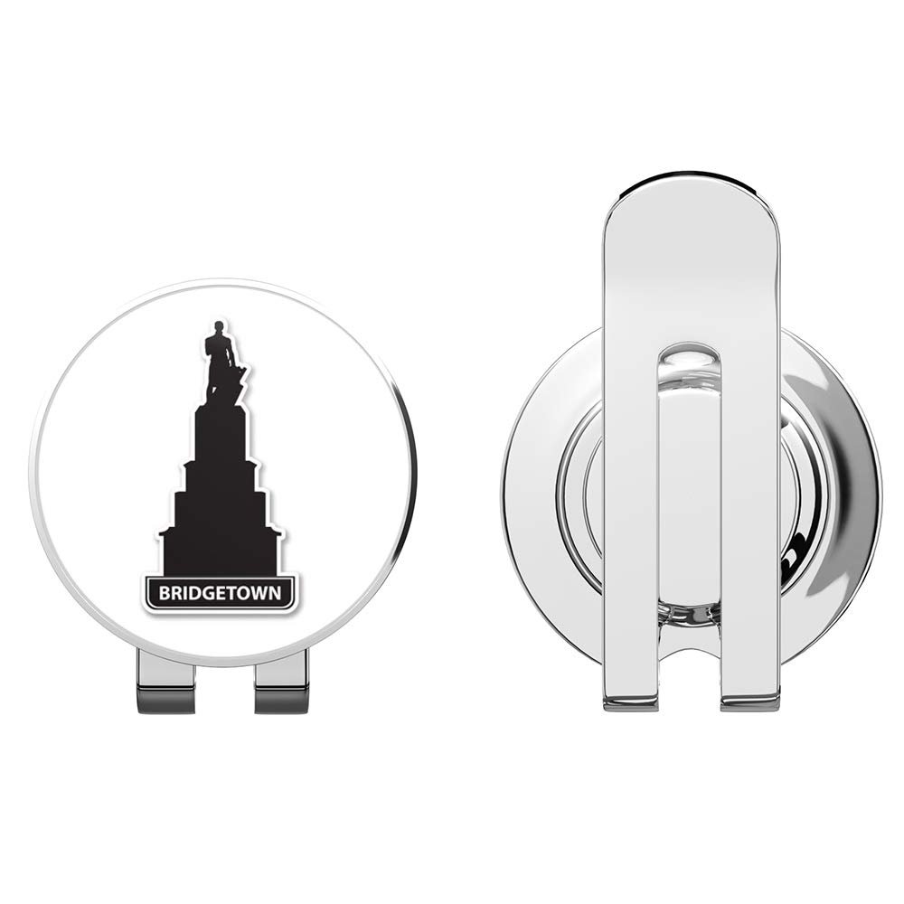 888 Graphics Bridgetown Golf Hat Clip with Magnetic Ball Marker