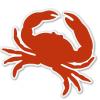 888 Graphics Crab Red Golf Hat Clip with Magnetic Ball Marker view 4