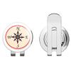 888 Graphics Compass Rose Color Golf Hat Clip with Magnetic Ball Marker view 1