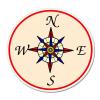 888 Graphics Compass Rose Color Golf Hat Clip with Magnetic Ball Marker view 4
