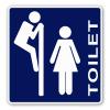 888 Graphics Funny Bathroom Sign Toilet Man Peeking Golf Hat Clip with Magnetic Ball Marker view 4