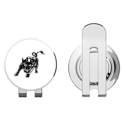 888 Graphics Bull Rider Rodeo Golf Hat Clip with Magnetic Ball Marker