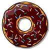 888 Graphics Donut Food Funny Yum Golf Hat Clip with Magnetic Ball Marker view 4