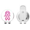 888 Graphics Breast Cancer Survivor Golf Hat Clip with Magnetic Ball Marker view 1