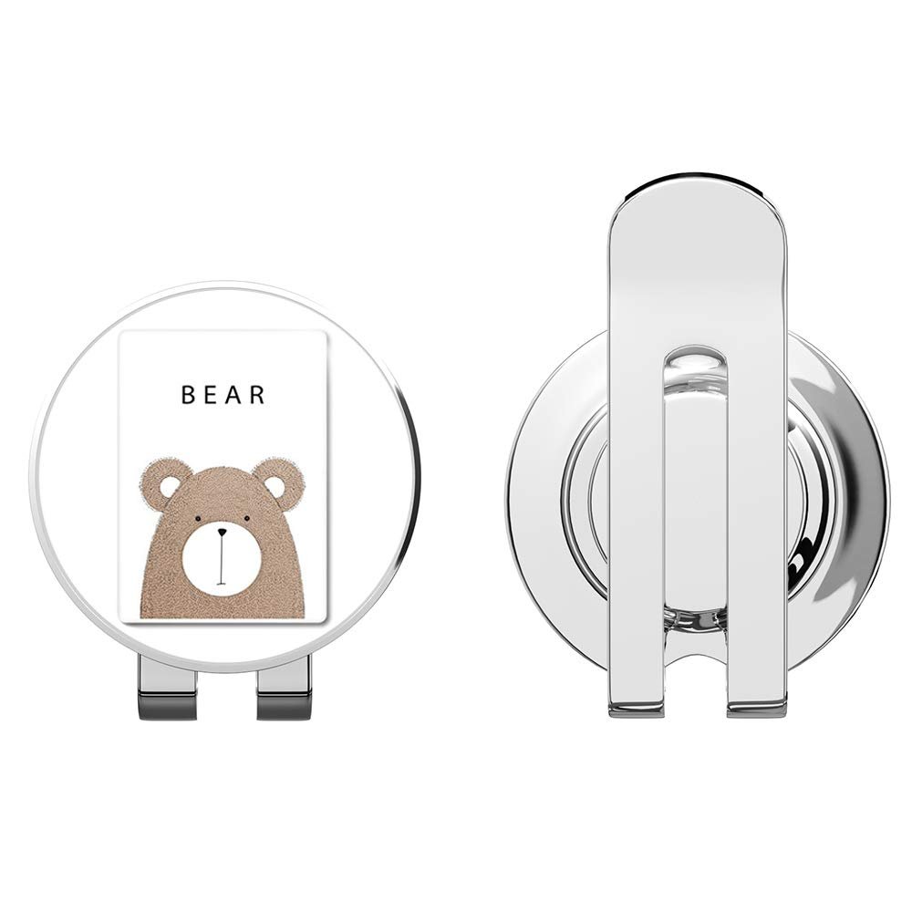 888 Graphics Bear Cute Portrait Golf Hat Clip with Magnetic Ball Marker