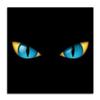 888 Graphics Cat Eyes Blue Golf Hat Clip with Magnetic Ball Marker view 4