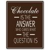 888 Graphics Chocolate is The Answer Funny Golf Hat Clip with Magnetic Ball Marker view 4