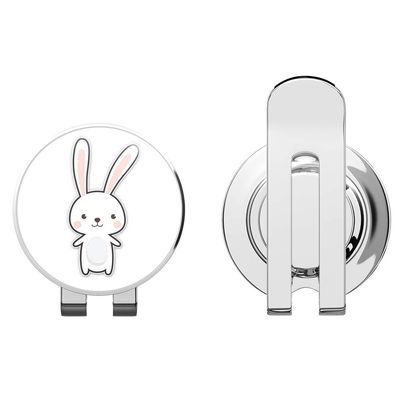 888 Graphics Cute Bunny Golf Hat Clip with Magnetic Ball Marker
