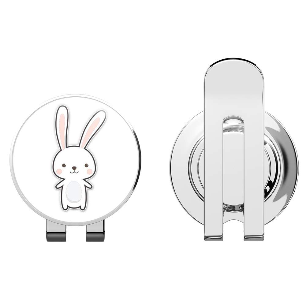 888 Graphics Cute Bunny Golf Hat Clip with Magnetic Ball Marker