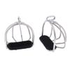 LEIPUPA Stainless Steel Endurance Flex Ride Caged Safety Stirrups Equestrian view 4