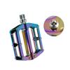 1 Pair Bike Pedal Universal Pedals Aluminum Alloy Bike Accessories for Fixed Gear (Colorful) view 3