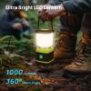 LED Camping Lantern Rechargeable, Consciot Camping Lights, 1000LM, 4 Light Modes, 4400mAh Power Bank, IPX4 Waterproof Tent Lights, Dimmable Flashlight for Emergency, Power Outages, USB Cable Included view 2