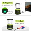 LED Camping Lantern Rechargeable, Consciot Camping Lights, 1000LM, 4 Light Modes, 4400mAh Power Bank, IPX4 Waterproof Tent Lights, Dimmable Flashlight for Emergency, Power Outages, USB Cable Included view 4