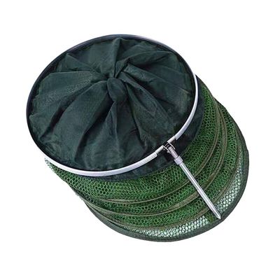 200x30cm Collapsible Fish Net Portable Mesh Fishing Net Cage Folding Bait for Outdoor Fishing Gear