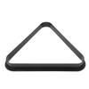 2PC Plastic Billiards Triangular Frame for Snooker/Pool Reinforced Rounded Edges Snooker Balls Rack Pool Table Accessories Black(American) view 3