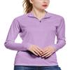 baleaf Women's Sun Shirts 1/4 Zip Pullover UPF50+ UV Protection Lightweight Quick Dry Golf Hiking Running Workout Tops Purple Size XL view 2