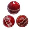 AnNafi Cricket Rubber Soft Balls for Practice A Grade Handstitched RED| Senior Official | Red Cricket Ball for Practice, Knocking & Training | Sports Leather Cricket Balls for Match (3) view 1