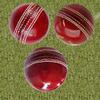 AnNafi Cricket Rubber Soft Balls for Practice A Grade Handstitched RED| Senior Official | Red Cricket Ball for Practice, Knocking & Training | Sports Leather Cricket Balls for Match (3) view 3