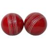 AnNafi Cricket Rubber Soft Balls for Practice A Grade Handstitched RED| Senior Official | Red Cricket Ball for Practice, Knocking & Training | Sports Leather Cricket Balls for Match (2) view 1