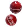 AnNafi Cricket Rubber Soft Balls for Practice A Grade Handstitched RED| Senior Official | Red Cricket Ball for Practice, Knocking & Training | Sports Leather Cricket Balls for Match (2) view 2