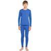 ViCherub Thermal Underwear Set for Boys Long Johns Fleece Lined Kids Base Layer Thermals Sets Boy Blue XL view 1