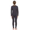 ViCherub Thermal Underwear Set for Boys Long Johns Fleece Lined Kids Base Layer Thermals Sets Boy Charcoal XS view 4