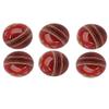 AnNafi Cricket Rubber Soft Balls for Practice A Grade Handstitched RED| Senior Official (6) view 1