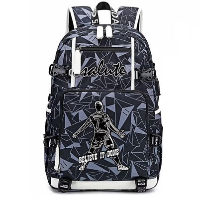 FANwenfeng Soccer Player 7 Multifunction Backpack Travel Football Fans bag for Men Women (Style 9)