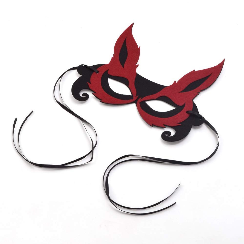 BLESSUME Anime Fox Eye Patch Masquerade Christmas Carnivals Party Ball Cosplay Accessory for Party(Style 10)
