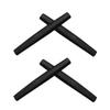 2 Pair Black Replacement Earsocks for Oakley Probation OO4041 Sunglasses view 1