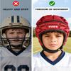 TUOY Football Helmet for Youth & Adult, Breathable Soft-Shell Padded Headgear, Adjustable Head Protector for 7v7 Rugby, Flag Football and Contact Sports view 4