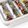 Superbe Flies 48 Assorted Trout Fly Fishing Flies Kit | Waterproof Fly Fishing Box | Nymphs, Wet, Streamer, Hopper & Dry Flies view 3