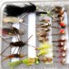Superbe Flies 48 Assorted Trout Fly Fishing Flies Kit | Waterproof Fly Fishing Box | Nymphs, Wet, Streamer, Hopper & Dry Flies view 4