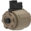 Evike Airsoft - Angel Custom 1500 Round Firestorm AEG Airsoft Drum Flashmag (Model: AUG/Dark Earth) view 1