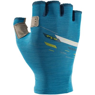 NRS Women's Half-Finger Boater's Gloves (Fjord, Small)