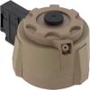 Evike Airsoft - Angel Custom 1500 Round Firestorm AEG Airsoft Drum Flashmag (Model: G36 / Dark Earth) view 3
