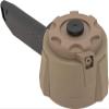 Evike Airsoft - Angel Custom 1500 Round Firestorm AEG Airsoft Drum Flashmag (Model: Vector/Dark Earth) view 3