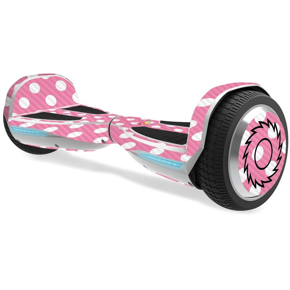 MightySkins Carbon Fiber Skin for Razor Hovertrax 1.5 Hover Board - Mini Dots | Protective, Durable Textured Carbon Fiber Finish | Easy to Apply, Remove, and Change Styles | Made in The USA