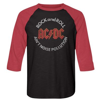 American Classics ACDC Rock and Roll Ain't Noise Pollution Raglan LG