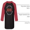 American Classics ACDC Rock and Roll Ain't Noise Pollution Raglan LG view 4