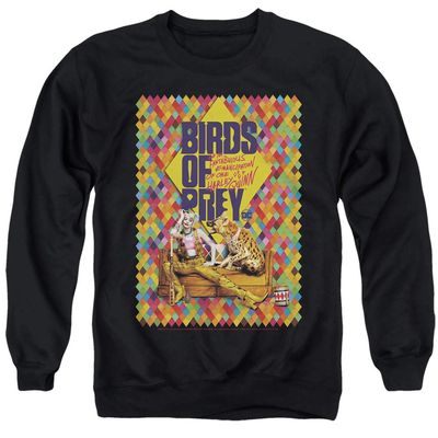 Birds of Prey Couch Unisex Adult Crewneck Sweatshirt for Men and Women, 2X-Large Black