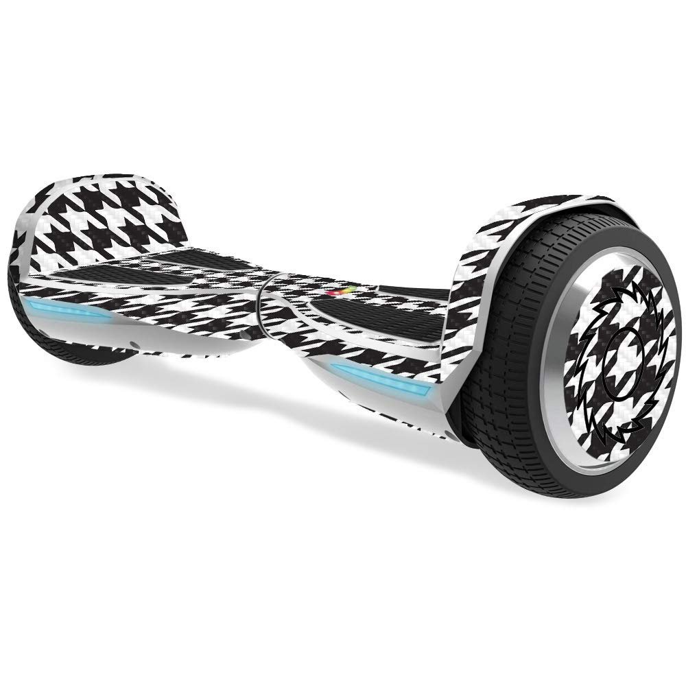 MightySkins Carbon Fiber Skin for Razor Hovertrax 1.5 Hover Board - Houndstooth | Protective, Durable Textured Carbon Fiber Finish | Easy to Apply, Remove, and Change Styles | Made in The USA