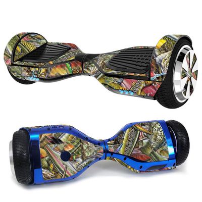 MightySkins Carbon Fiber Skin for Ultra Hoverboard - Fish Puzzle | Protective, Durable Textured Carbon Fiber Finish | Easy to Apply, Remove, and Change Styles | Made in The USA (CF-HOVH1-Fish Puzzle)