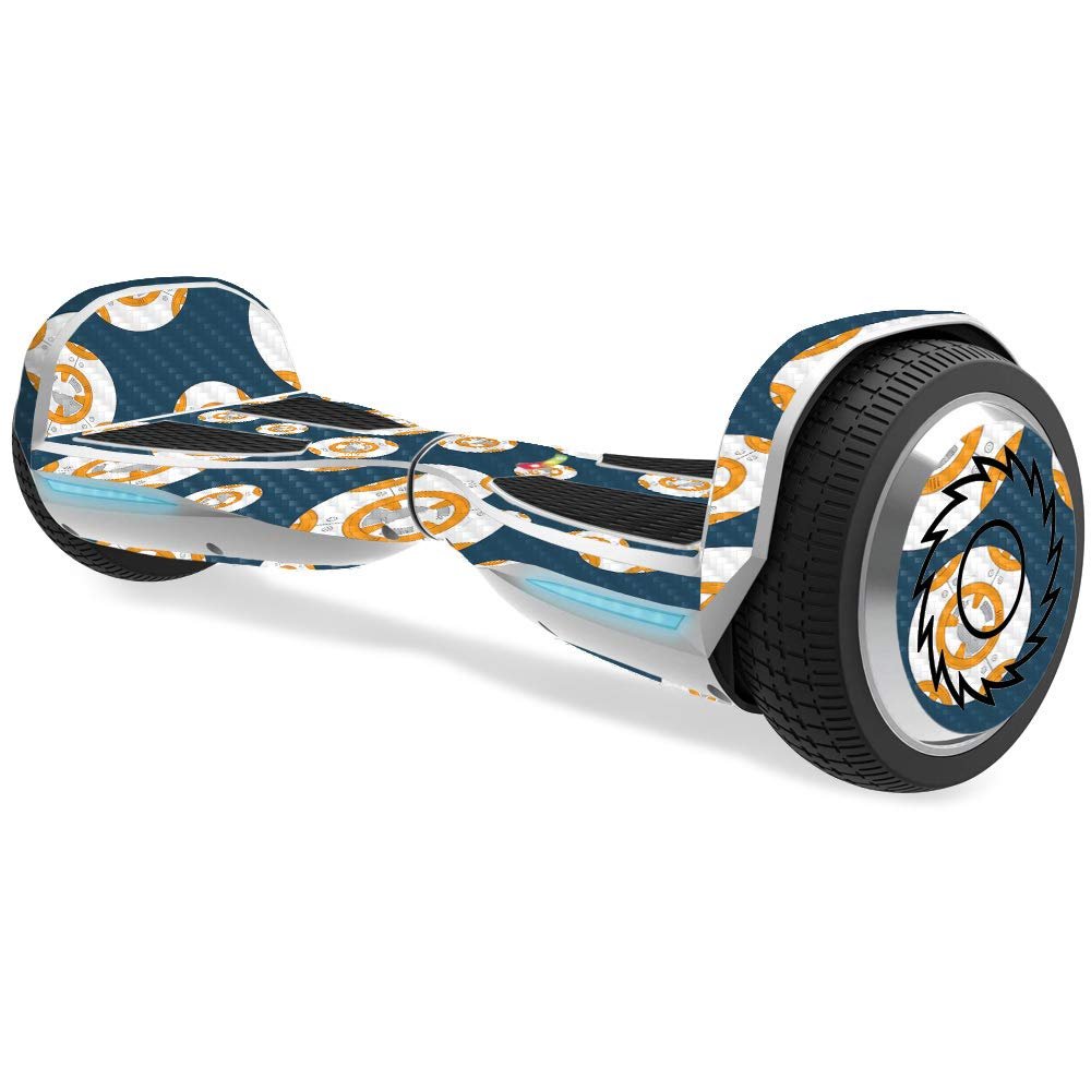 MightySkins Carbon Fiber Skin for Razor Hovertrax 1.5 Hover Board - Mini Galaxy Bots | Protective, Durable Textured Carbon Fiber Finish | Easy to Apply, Remove, and Change Styles | Made in The USA