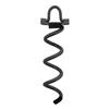7Penn Spiral Ground Anchors - 8 Inch Black Tent Stakes Heavy Duty Ground Screw Anchor Twist Stakes, 4 Pack view 2