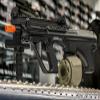 Evike Airsoft - Angel Custom 1500 Round Firestorm AEG Airsoft Drum Flashmag (Model: Airsoft M14 / Black) view 2
